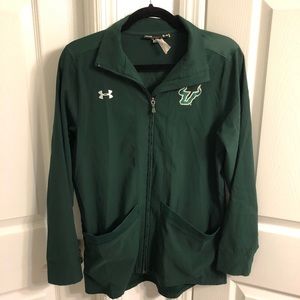 Under Armour Green USF Warm Up Jacket